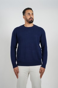 Cashmere Circle Pullover Navy