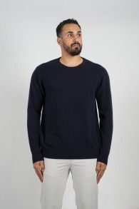 Cashmere-Circle Pullover-Black