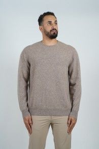 Cashmere Circle Pullover Camel