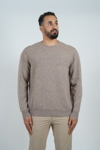 Cashmere Circle Pullover Camel